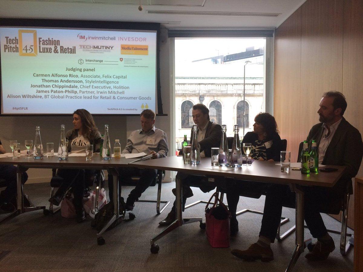 Styleintelligence on the panel at TechPitch 4.5 - STIQ Ltd (t/a Styleintelligence)