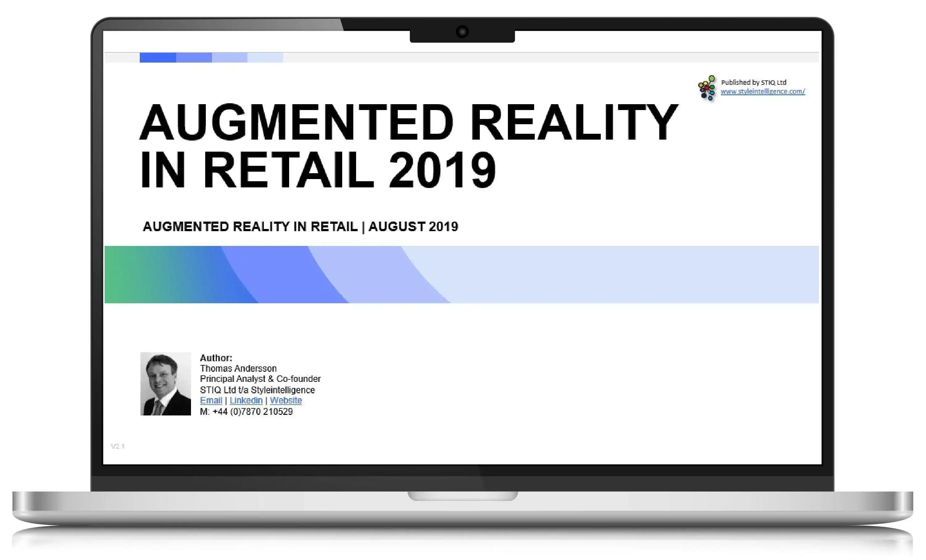 Market Report: Immersive Retail (AR in Retail) 2019 - STIQ Ltd (t/a Styleintelligence)