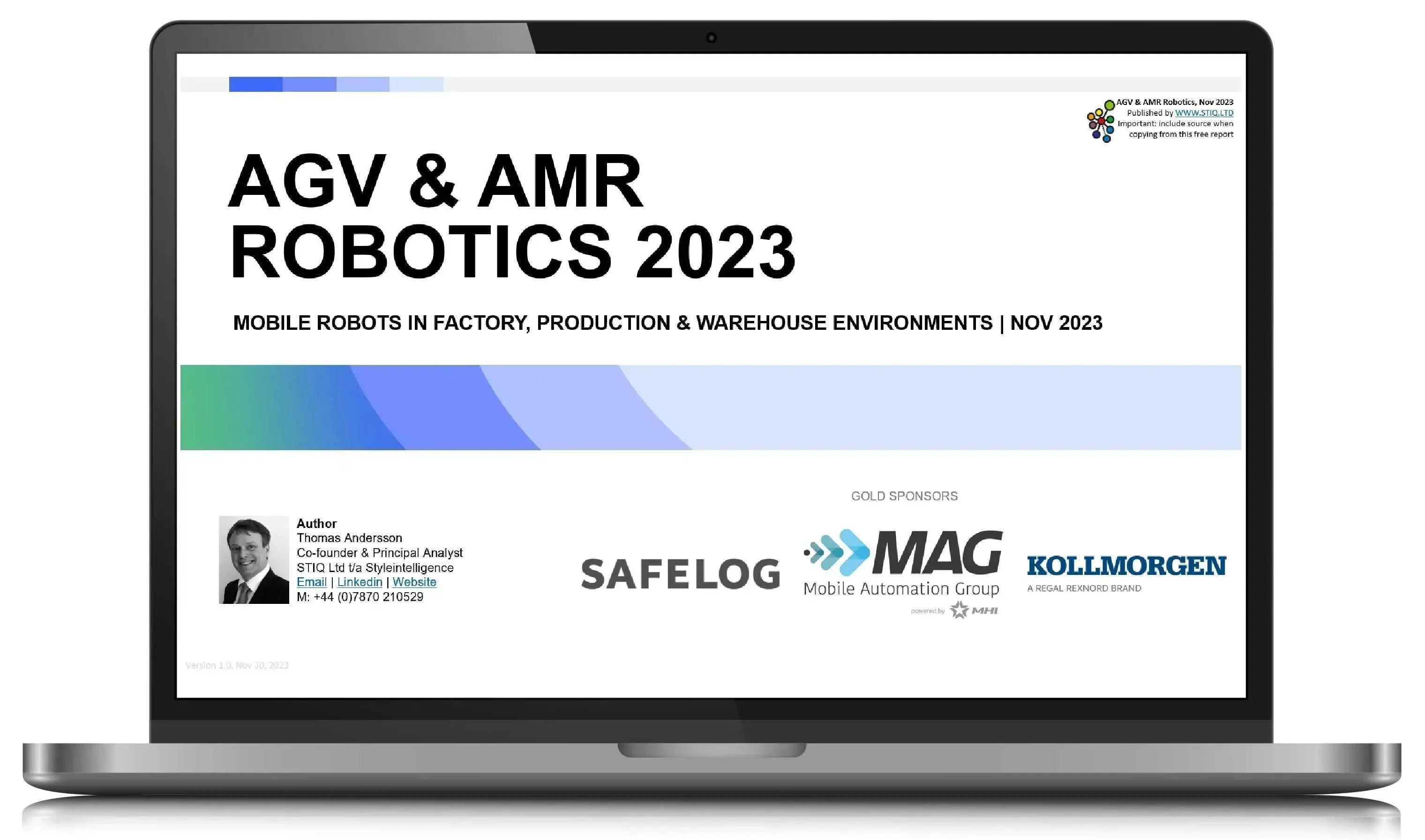 Market Report: AGV & AMR Robotics 2023 - STIQ Ltd (t/a Styleintelligence)