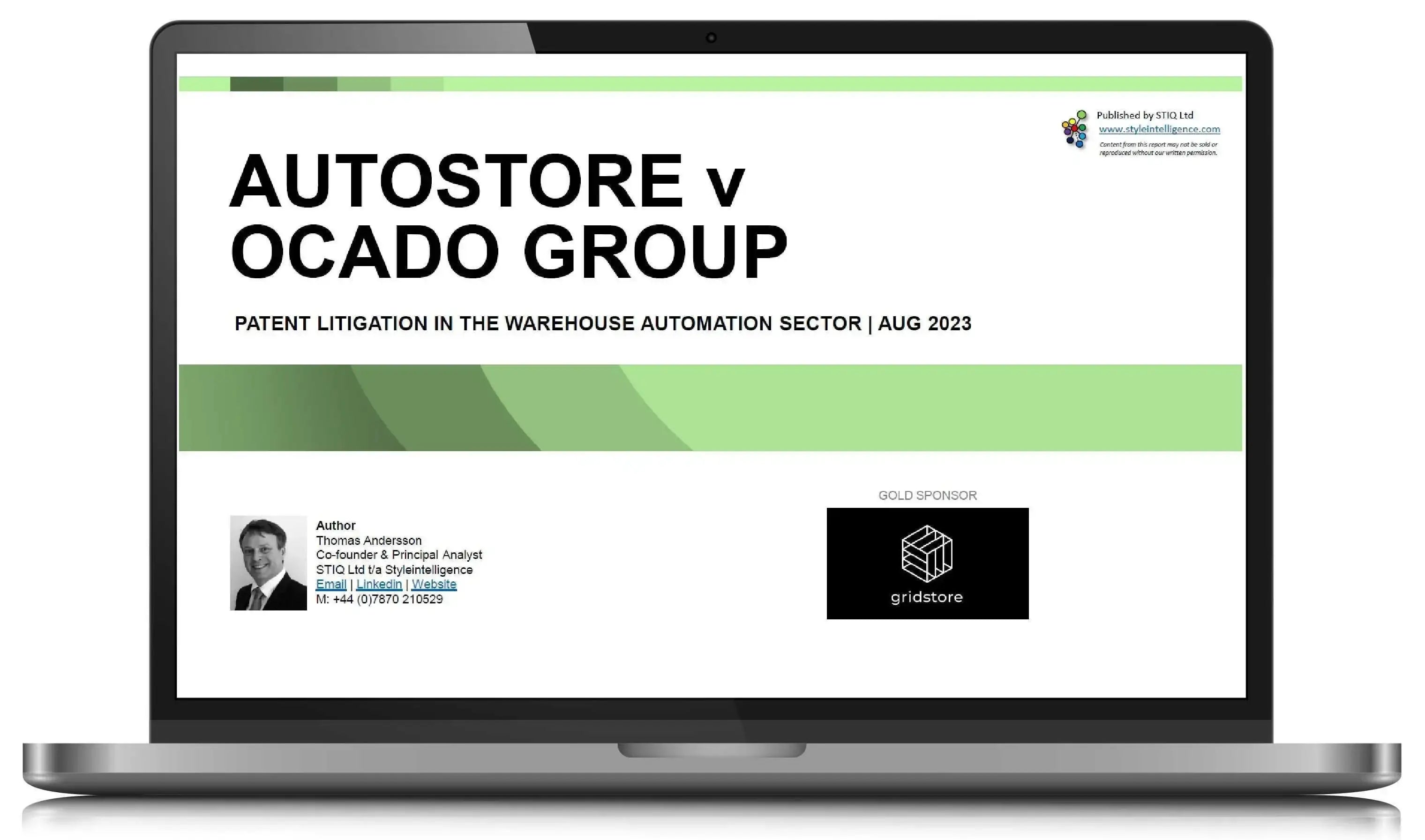 Mini Report: AutoStore vs. Ocado Group, Warehouse Automation Patent Litigation - STIQ Ltd (t/a Styleintelligence)