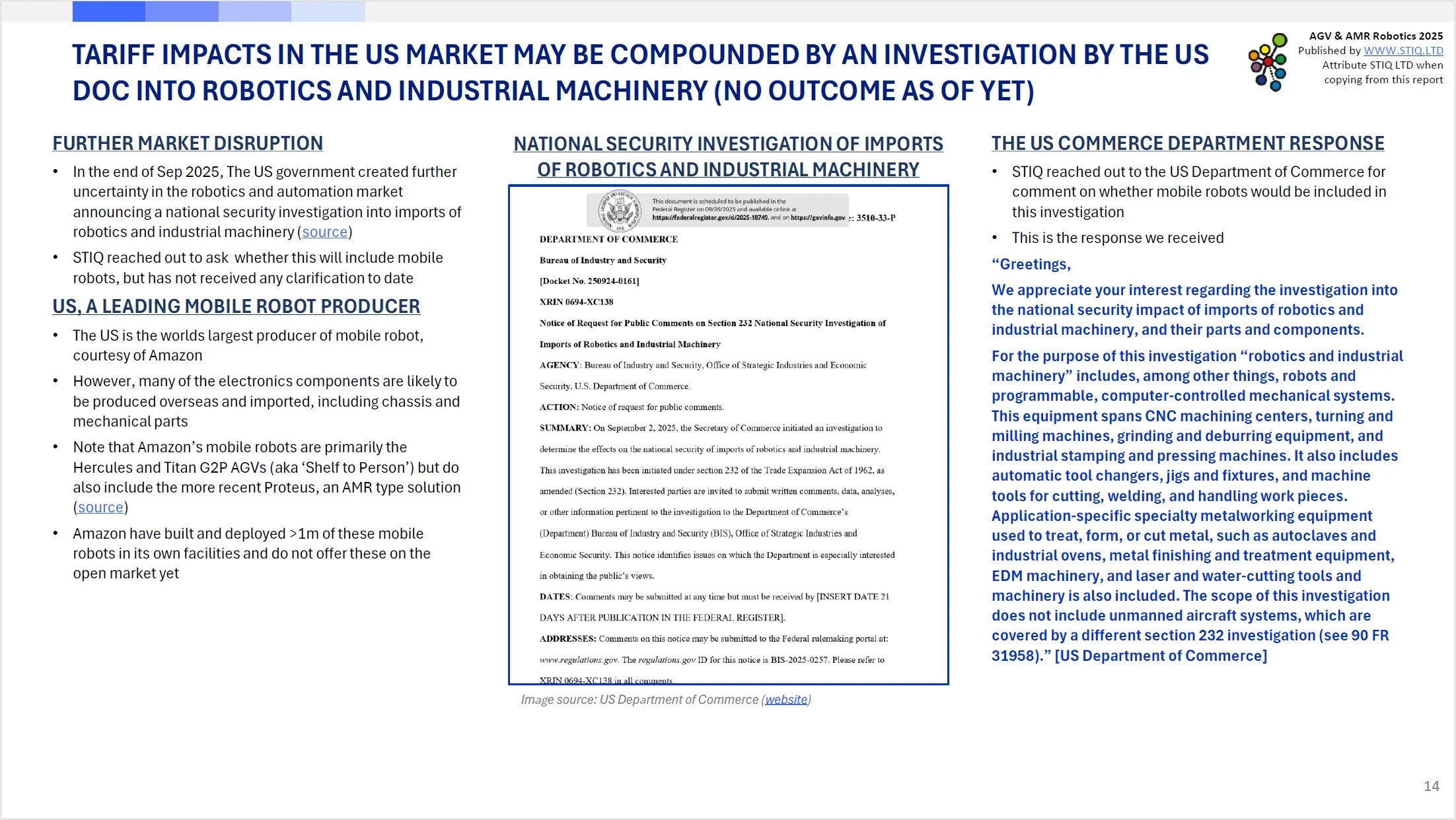 Market Report: AGV & AMR Robotics 2025